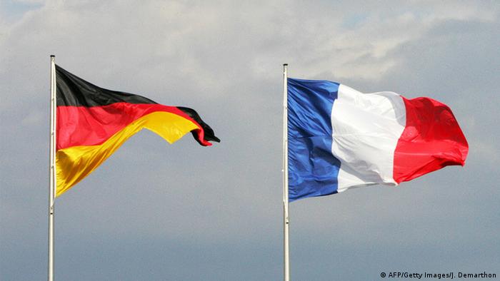 Flaggen Deutschland Frankreich