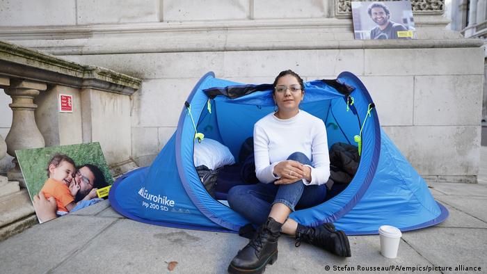 UK, London | Hungerstreik vor dem Außenministerium
