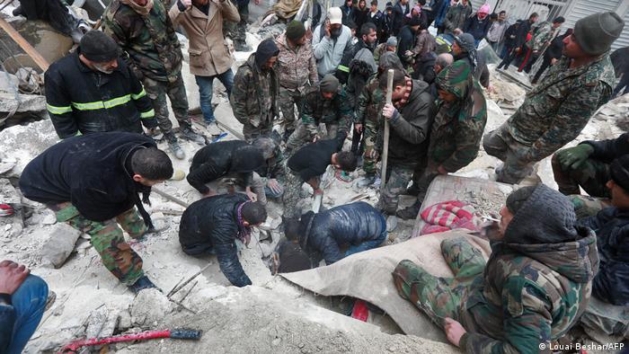 Syrien Erdbeben Zerstörung in Aleppo